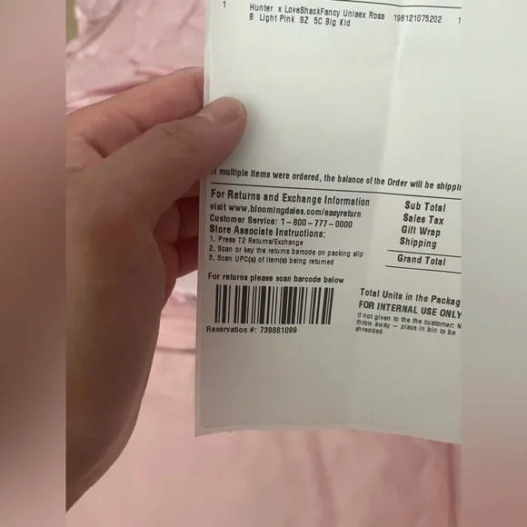 Love shack fancy collab x Hunter rainboots - sz 5 big kids - Picture 14 of 15